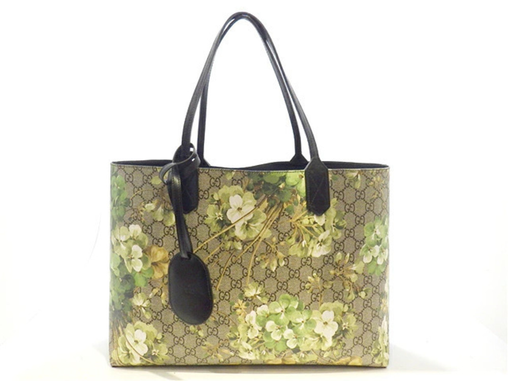 Gucci GG Blooms Tote Bag Reversible Floral